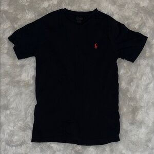 Ralph Lauren Black V-Neck T-Shirt